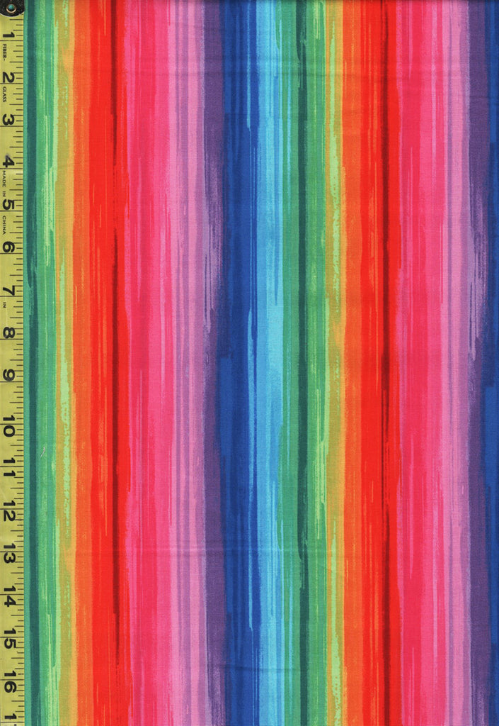 *Novelty - Vibrant Multi-Colored Stripe - 1866-4284 - Rainbow - ON SALE - SAVE 20%