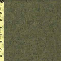 Japanese - Tsumugi Fabric - KF-2505 - Olive Green - Last 1 1/3 Yards