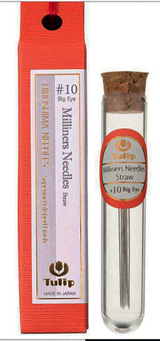 Notions - Tulip Milliners-Straw Needles - # 10 Big Eye Needles