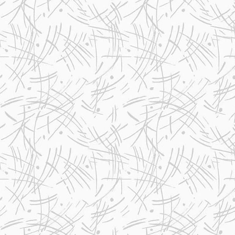 *Tonal Blender - Century Whites - Swirling Arcs & Dots - CS-9683-WW - White