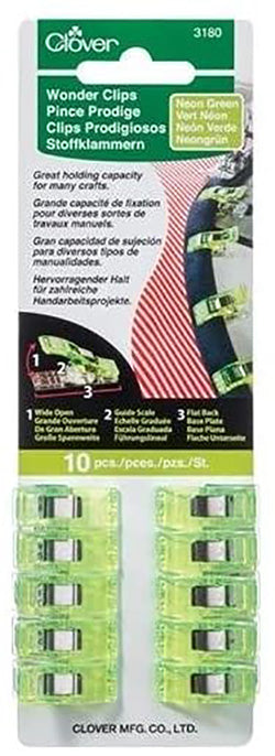 Clover Wonder Clips - 10 pcs - Clips - Marking Tools - Notions