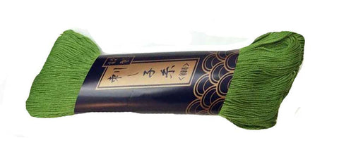 Sashiko Thread - Yokota Thin Weight - 170m Skein - # 24 Fern Green