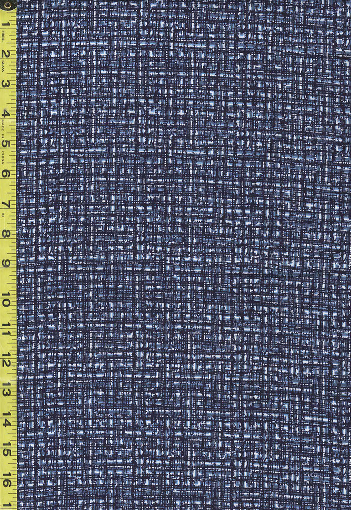 Yukata Fabric - 024 - Small Lattice with Tiny Squares - Indigo