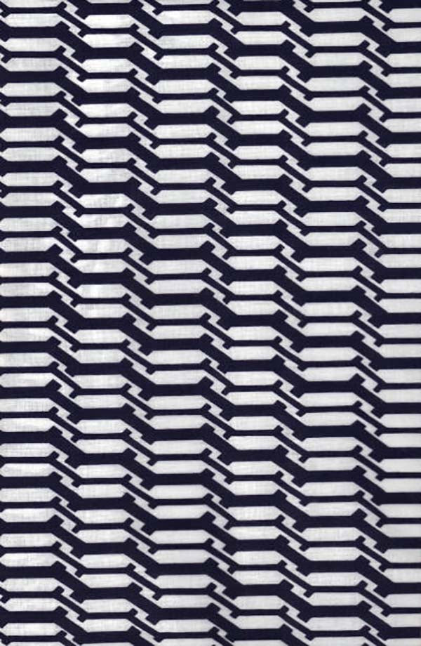 Yukata Fabric - 099 - Diagonal Links - White