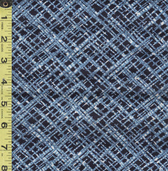 Yukata Fabric - 563 - Mesh - Indigo & Blue