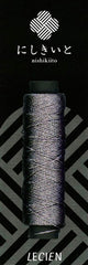 Lecien Nishikiito Metallic Embroidery Floss - 10 Sumi