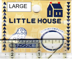 Notions - Little House Japanese Rubber Grip Thimbles (2 pack) - LARGE-BLUE