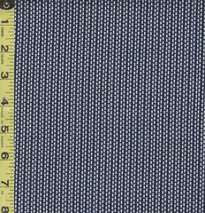 Yukata Fabric - 557 - Small Sashiko-like Stitched Columns - Indigo